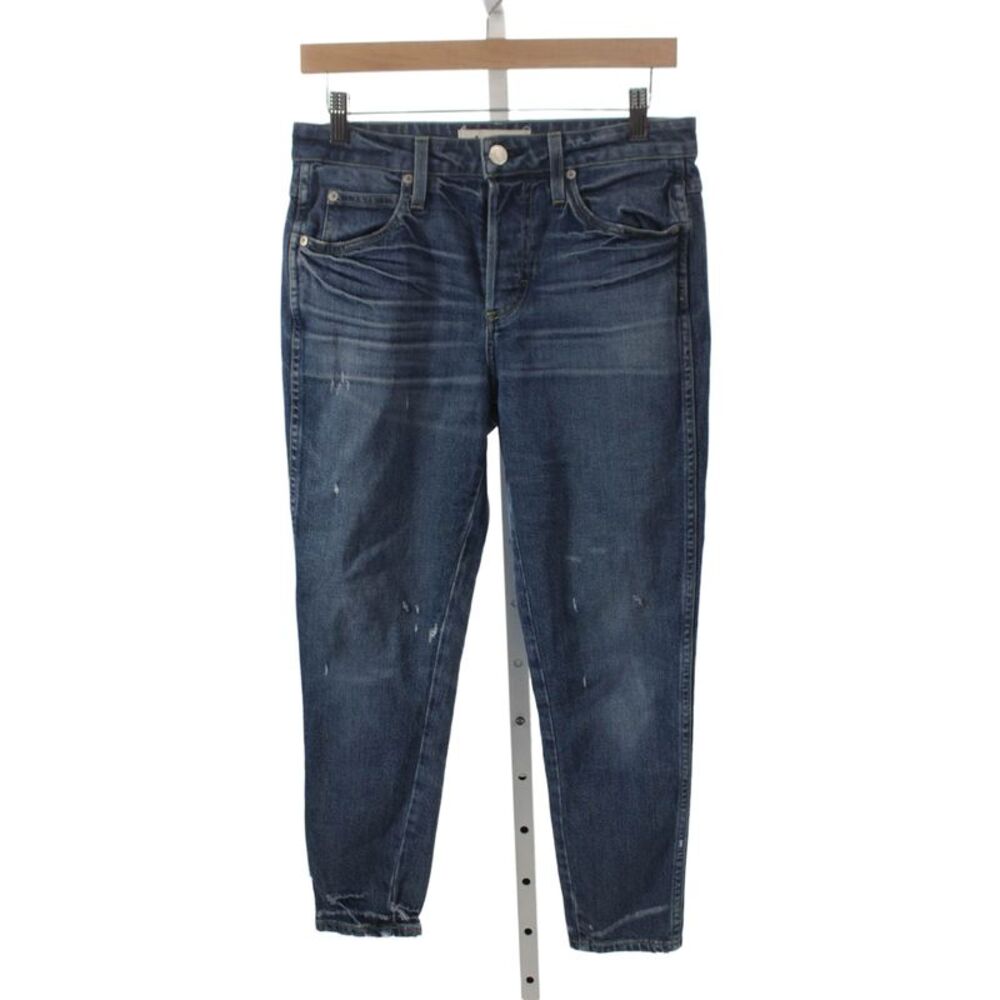 Amo Womens Tapered Blue Jeans Size 25
